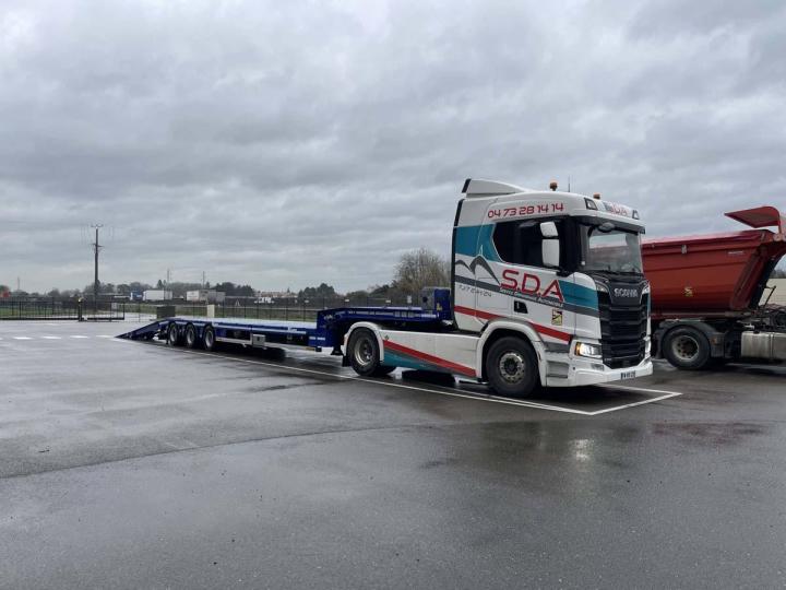 Transport engins de chantier Romagnat