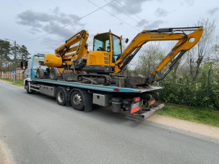 Transport camion plateau Romagnat