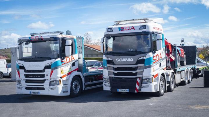 Transporteur d’engins de chantier Romagnat